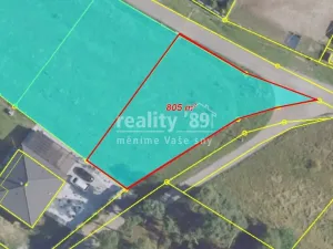 Prodej pozemku pro bydlení, Záryby, 805 m2