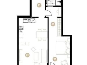 Pronájem bytu 2+kk, Praha - Smíchov, Holečkova, 78 m2
