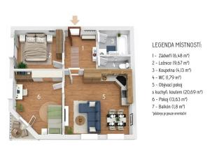 Prodej bytu 3+kk, Česká Třebová, Moravská, 56 m2