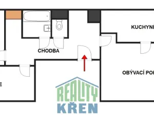 Prodej bytu 3+1, Praha - Chodov, Dědinova, 75 m2