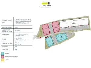 Pronájem skladu, Myslinka, 8727 m2