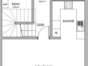 Pronájem rodinného domu, Mukařov - Srbín, Na Kopci, 103 m2