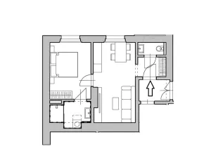 Pronájem bytu 2+kk, Praha - Nové Město, Václavské náměstí, 37 m2