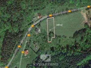 Prodej pole, Jesenný, 2409 m2