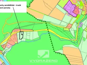Prodej pole, Jesenný, 2409 m2