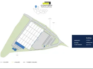 Pronájem skladu, Most - Čepirohy, Žatecká, 9300 m2