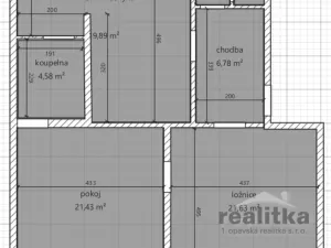 Prodej bytu 3+1, Opava - Předměstí, Krnovská, 67 m2