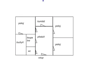 Prodej bytu 3+1, Praha - Vokovice, K lánu, 65 m2