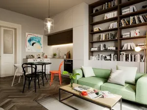 Pronájem bytu 2+kk, Praha - Vinohrady, 58 m2