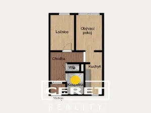 Prodej bytu 2+1, Žatec, Elišky Krásnohorské, 52 m2