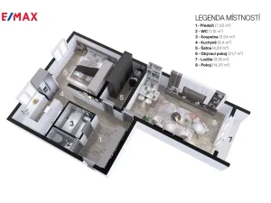 Prodej bytu 2+1, Hradec Králové - Věkoše, Na Zahrádkách, 67 m2