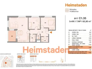 Pronájem bytu 3+kk, Praha - Holešovice, U Pergamenky, 83 m2