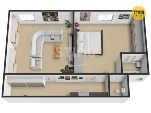 Prodej bytu 2+kk, Přerov, nám. Svobody, 45 m2