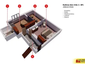 Prodej zemědělské usedlosti, Kněževes - Jobova Lhota, 175 m2