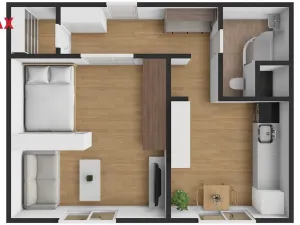 Prodej bytu 1+1, Vítkov, Wolkerova, 39 m2