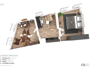 Prodej rodinného domu, Praha - Vršovice, Na stráni, 71 m2