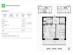 Prodej bytu 2+kk, Olomouc - Povel, Loudova, 53 m2
