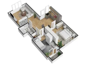 Pronájem bytu 3+kk, Brno - Husovice, Soběšická, 63 m2