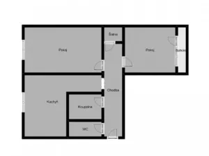 Prodej bytu 2+1, Otrokovice, Lidická, 54 m2