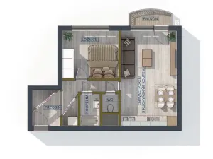 Prodej bytu 2+kk, České Budějovice - České Budějovice 2, Otavská, 45 m2