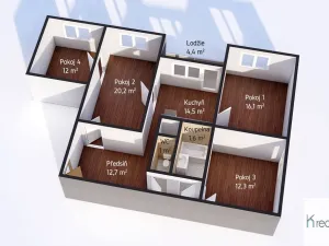 Prodej bytu 4+1, Karlovy Vary - Rybáře, U Koupaliště, 94 m2