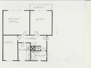 Prodej bytu 3+1, Čerčany, Družstevní, 64 m2