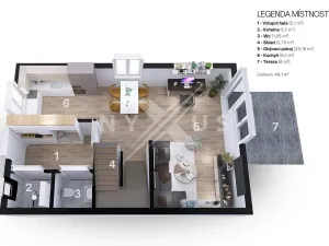 Prodej bytu 3+kk, Králův Dvůr, Větrná, 80 m2