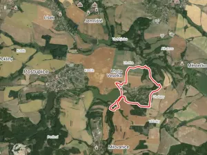 Pronájem zahrady, Postupice, 729 m2