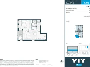 Prodej bytu 2+kk, Praha - Hlubočepy, Wassermannova, 44 m2
