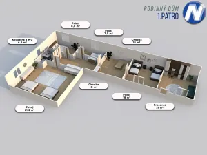 Prodej rodinného domu, Paračov, 388 m2