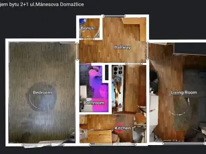 Pronájem bytu 2+1, Domažlice, Mánesova, 57 m2