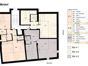 Pronájem bytu 3+kk, Praha - Dejvice, Muchova, 96 m2