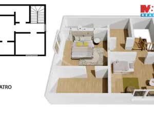 Prodej rodinného domu, Dobrovice - Sýčina, 129 m2