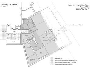 Prodej restaurace, Plzeň, Papírnická, 168 m2