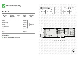 Prodej bytu 2+kk, Olomouc, Loudova, 55 m2