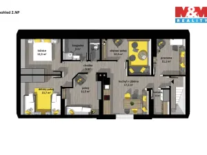 Pronájem bytu 5+1, Nýrsko - Bystřice nad Úhlavou, 105 m2