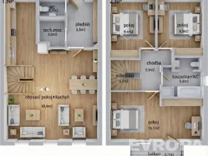 Prodej bytu 4+kk, Praha - Radotín, Na Krupičárně, 96 m2