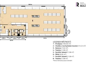 Prodej obchodního prostoru, Praha - Libuš, Dobronická, 149 m2