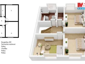 Prodej rodinného domu, Plzeň - Radobyčice, Nad Strání, 134 m2