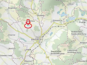 Prodej lesa, Bavorov, 10907 m2