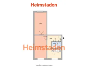 Pronájem bytu 2+1, Ostrava - Moravská Ostrava, Sokolská třída, 53 m2