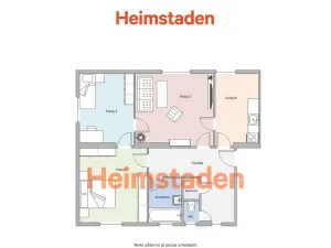 Pronájem bytu 3+1, Havířov - Prostřední Suchá, Kapitána Jasioka, 70 m2