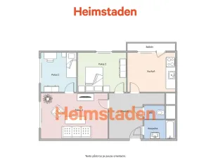 Pronájem bytu 3+1, Karviná - Mizerov, Studentská, 65 m2