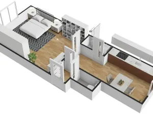 Prodej bytu 1+1, Uničov, Olomoucká, 40 m2