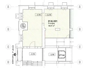 Pronájem obchodního prostoru, Praha - Vinohrady, Vinohradská, 139 m2