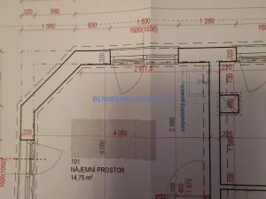 Pronájem komerční nemovitosti, Pardubice - Zelené Předměstí, nábřeží Závodu míru, 15 m2