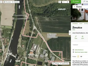 Prodej louky, Týn nad Vltavou, Hněvkovice na pravém břehu Vlt., 1648 m2