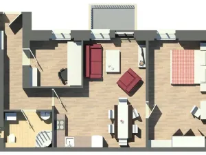 Pronájem bytu 3+kk, Praha - Vinohrady, Máchova, 66 m2