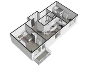 Prodej bytu 2+1, Praha - Smíchov, U Mrázovky, 49 m2