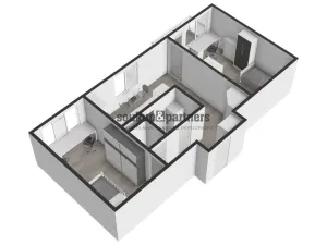 Prodej bytu 2+1, Praha - Smíchov, U Mrázovky, 49 m2